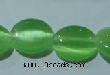 CCT675 15 inches 8*10mm oval cats eye beads wholesale