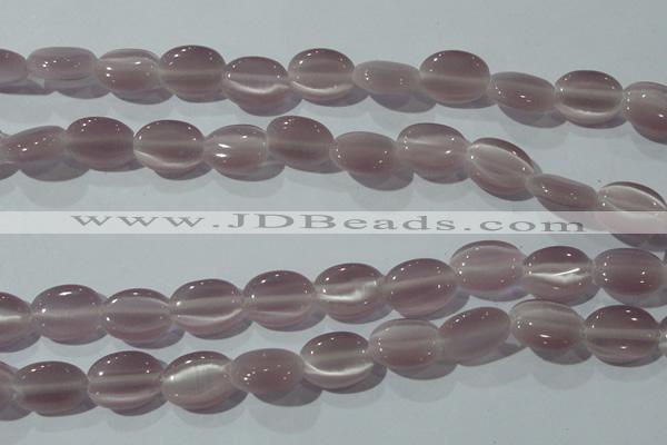 CCT692 15 inches 10*12mm oval cats eye beads wholesale