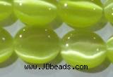 CCT698 15 inches 10*12mm oval cats eye beads wholesale