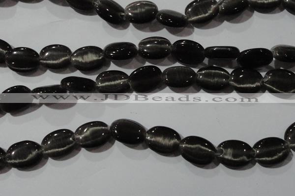 CCT708 15 inches 10*12mm oval cats eye beads wholesale