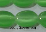 CCT727 15 inches 10*14mm oval cats eye beads wholesale