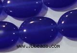 CCT732 15 inches 10*14mm oval cats eye beads wholesale