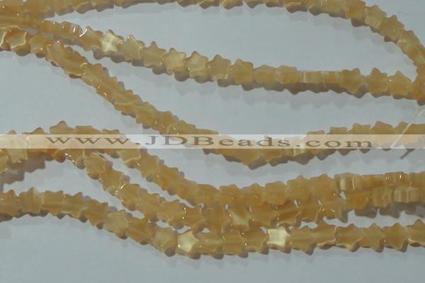 CCT807 15 inches 6mm star cats eye beads wholesale