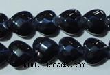 CCT975 15 inches 12*12mm faceted heart cats eye beads wholesale