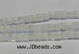 CCU01 15.5 inches 4*4mm cube opal beads wholesale