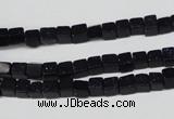 CCU07 15.5 inches 4*4mm cube blue goldstone beads wholesale