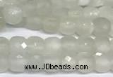 CCU1001 15 inches 4mm faceted cube moonstone beads