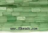 CCU1087 15 inches 2*4mm cuboid green aventurine jade beads