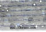 CCU1320 15 inches 2.5mm faceted cube labradorite beads