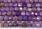 CCU1326 15 inches 2.5mm faceted cube phosphosiderite beads