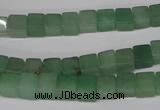 CCU44 15.5 inches 6*6mm cube green aventurine beads wholesale