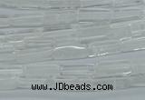 CCU516 15.5 inches 4*13mm cuboid white crystal beads wholesale