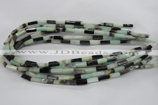 CCU518 15.5 inches 4*13mm cuboid amazonite gemstone beads wholesale