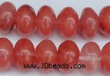 CCY151 15.5 inches 13*18mm rondelle cherry quartz beads wholesale