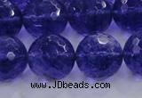 CCY608 15.5 inches 20mm faceted round blue cherry quartz beads