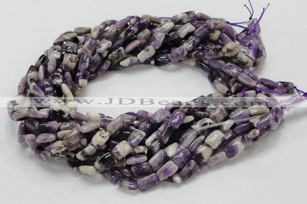 CDA05 15.5 inches 8*12mm rectangle dogtooth amethyst quartz beads