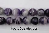 CDA153 15.5 inches 10mm faceted round dogtooth amethyst beads