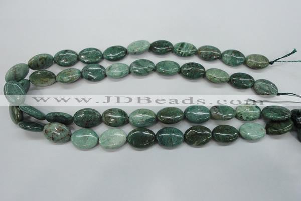 CDB35 15.5 inches 13*18mm oval new dragon blood jasper beads