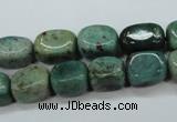 CDB37 15.5 inches 8*12mm nuggets new dragon blood jasper beads