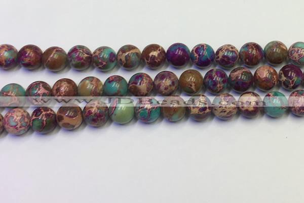 CDE1058 15.5 inches 10mm round sea sediment jasper beads wholesale