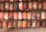 CDE1251 15.5 inches 2.5*4mm rondelle sea sediment jasper beads