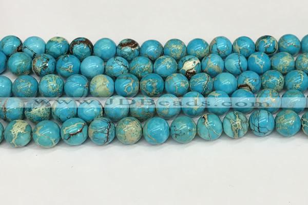 CDE1369 15.5 inches 10mm round sea sediment jasper beads wholesale