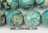 CDE1370 15.5 inches 12mm round sea sediment jasper beads wholesale