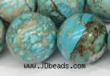 CDE1374 15.5 inches 20mm round sea sediment jasper beads wholesale