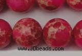 CDE2021 15.5 inches 24mm round dyed sea sediment jasper beads