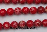 CDE2023 15.5 inches 6mm round dyed sea sediment jasper beads