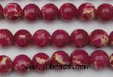 CDE2034 15.5 inches 6mm round dyed sea sediment jasper beads