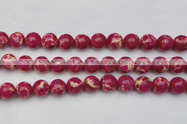 CDE2041 15.5 inches 20mm round dyed sea sediment jasper beads