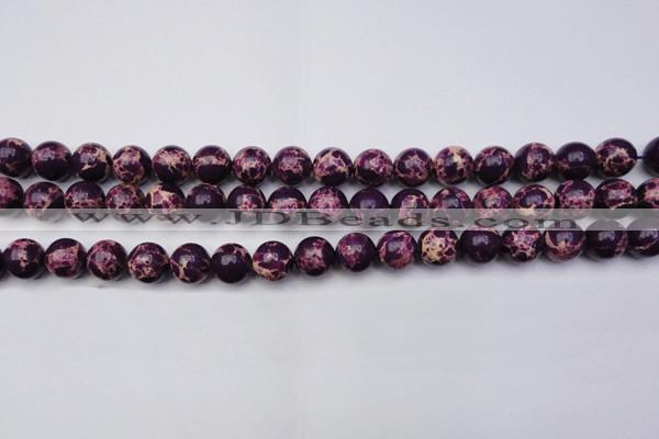 CDE2048 15.5 inches 12mm round dyed sea sediment jasper beads