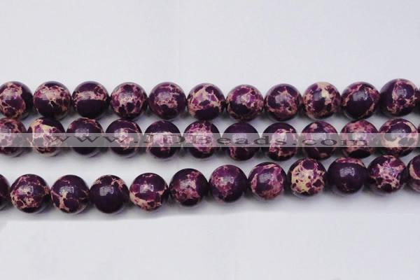 CDE2053 15.5 inches 22mm round dyed sea sediment jasper beads