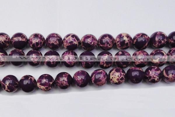 CDE2054 15.5 inches 24mm round dyed sea sediment jasper beads