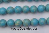 CDE2056 15.5 inches 6mm round dyed sea sediment jasper beads