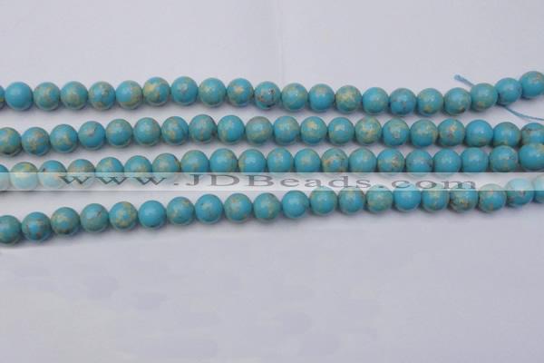 CDE2058 15.5 inches 10mm round dyed sea sediment jasper beads