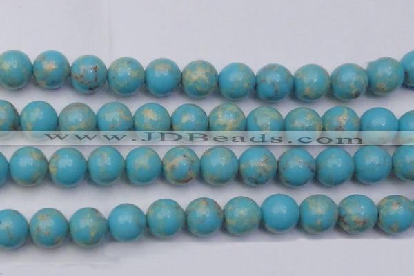 CDE2063 15.5 inches 20mm round dyed sea sediment jasper beads