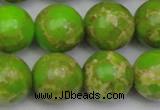 CDE2074 15.5 inches 20mm round dyed sea sediment jasper beads