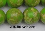 CDE2075 15.5 inches 22mm round dyed sea sediment jasper beads