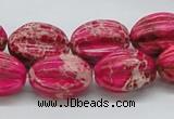 CDE22 15.5 inches 15*20mm star fruit shaped dyed sea sediment jasper beads