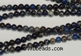 CDE220 15.5 inches 4mm round dyed sea sediment jasper beads