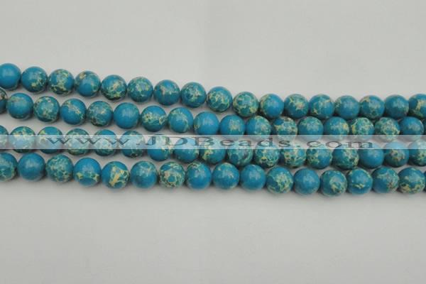 CDE2234 15.5 inches 10mm round dyed sea sediment jasper beads