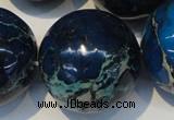 CDE224 15.5 inches 24mm round dyed sea sediment jasper beads