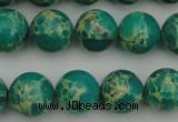 CDE2245 15.5 inches 10mm round dyed sea sediment jasper beads