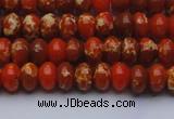 CDE2601 15.5 inches 7*10mm rondelle dyed sea sediment jasper beads