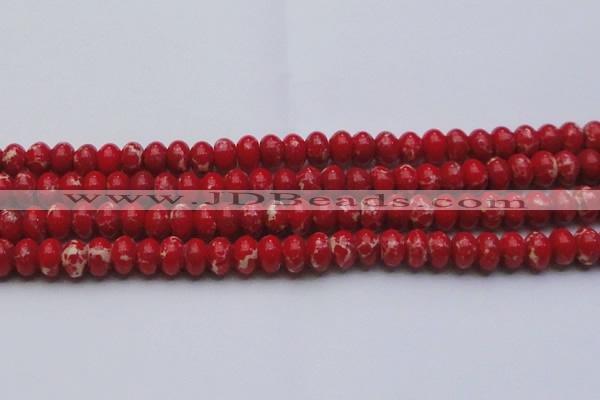 CDE2622 15.5 inches 15*20mm rondelle dyed sea sediment jasper beads