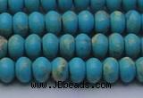 CDE2641 15.5 inches 7*10mm rondelle dyed sea sediment jasper beads