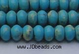 CDE2643 15.5 inches 10*14mm rondelle dyed sea sediment jasper beads