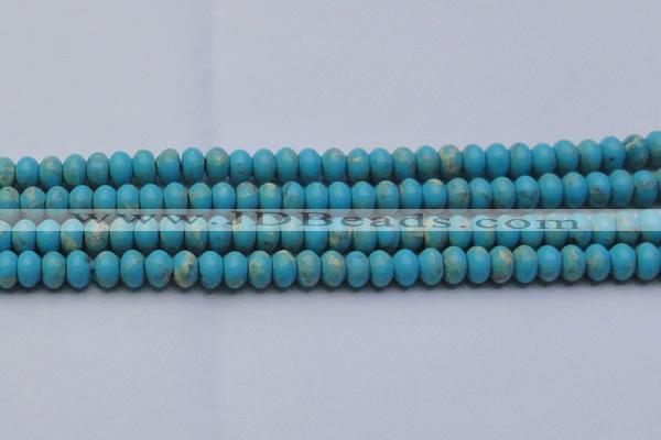 CDE2644 15.5 inches 12*16mm rondelle dyed sea sediment jasper beads